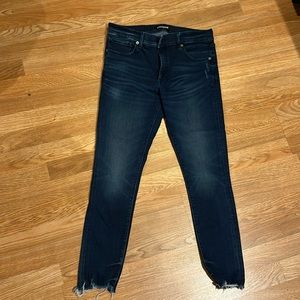 Express skinny ankle jeans. Dark wash. Size 10